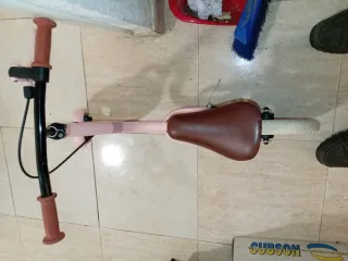 Bicicleta de equilibrio rosa