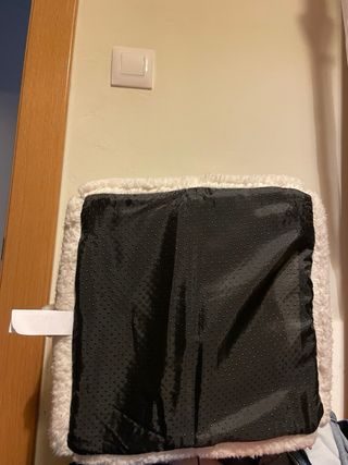 Cama para gato peluda
