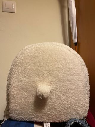 Cama para gato peluda