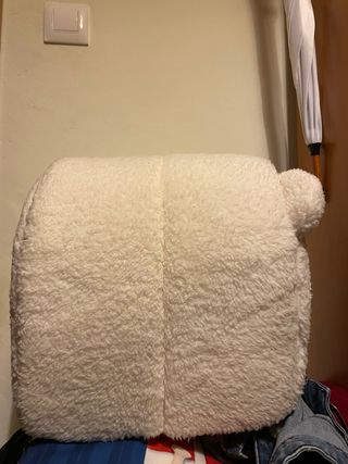 Cama para gato peluda