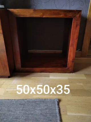 Muebles de salón madera maciza