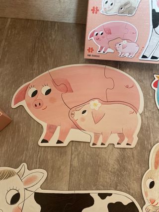 Puzzle 4 animales XXL Goula 2+ años