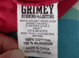 Camiseta Grimey FUCK OFF Talla L