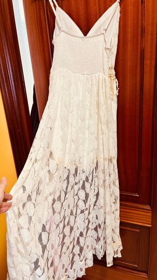 Vestido corto encaje verano. Talla S-M