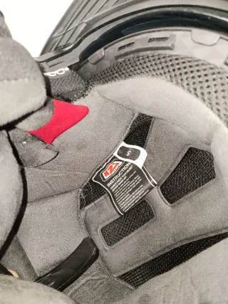 Casco de moto modular negro MAQUINA TECH. NZI