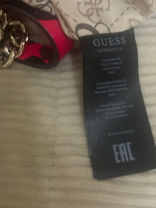 Bolso Guess Camuflaje Rosa y Verde