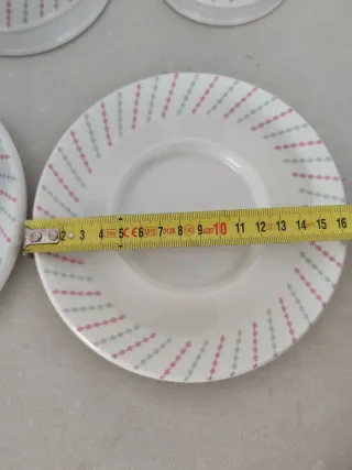 Juego café porcelana Victoria vintage