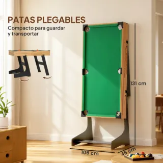 Mesa Multijuegos 13 en 1 Plegable