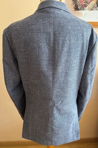 Americana gris (azul)