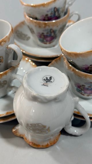 Juego café vintage Yamato porcelana