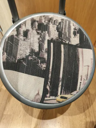 Taburete Plegable Respaldo Nueva York