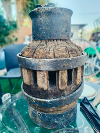 Lámpara Eje Carro Antiguo