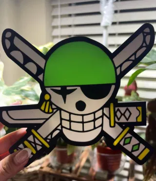 One Piece Zoro Lampada LED