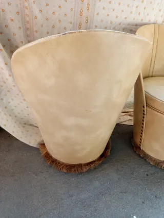 2 Butacas Antiguas Beige