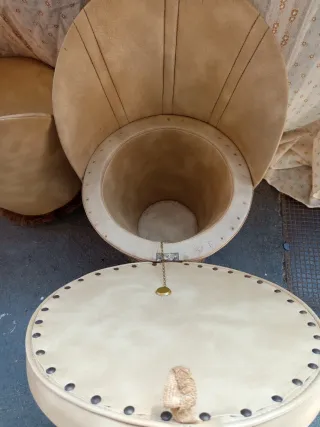 2 Butacas Antiguas Beige