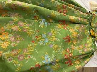 Traje Fallera Niña Verde y Dorado