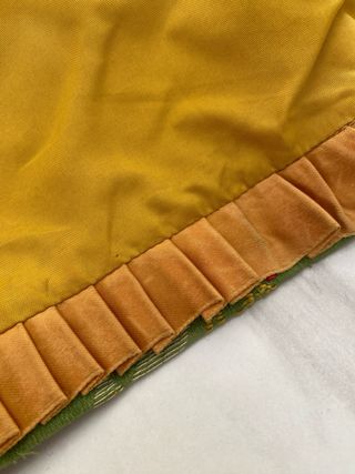 Traje Fallera Niña Verde y Dorado