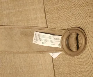 Cinturón Sfera Beige Nuevo. Con etiqueta