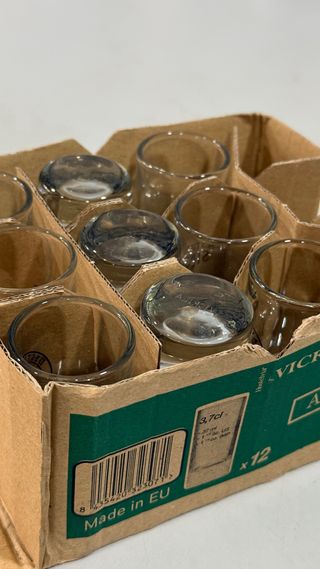 Set 9 Vasos Chupito Destilerías Alcorés