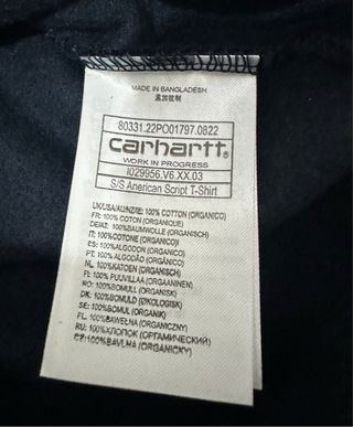 Hoodie Carhartt Azul com Logo Bordado