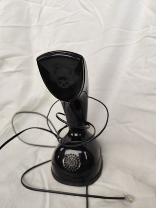 Teléfono Fijo Cobra Vintage Negro