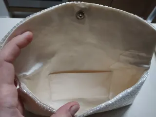 Pochette donna vintage perline