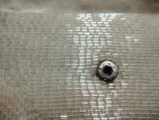 Pochette donna vintage perline