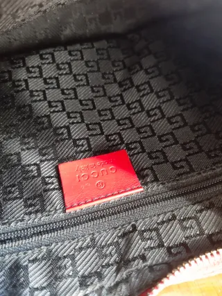 Bolso Gucci Piel Roja ORIGINAL