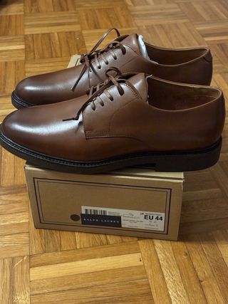 Scarpe stringate marroni Polo Ralph Lauren