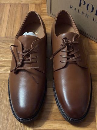 Scarpe stringate marroni Polo Ralph Lauren