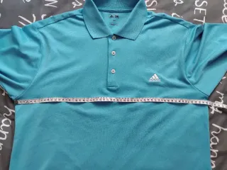 Polo Adidas Golf Azul Claro Talla M