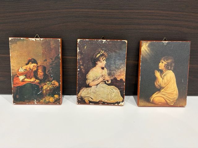 Lotto 3 Quadretti Antichi