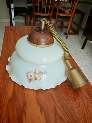 Lámpara Opalina Italiana