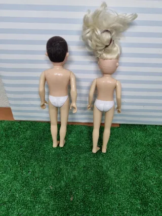 Pareja Muñecos Articulados Amanda Family