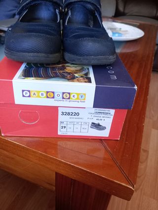 Zapatos Pablosky colegiales niña talla 29