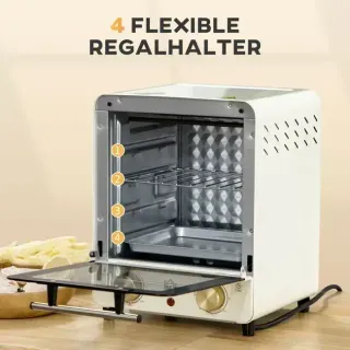 Mini Horno Eléctrico 15L 1000W