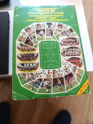 Libro Cromos Liga 83-84 1ª División