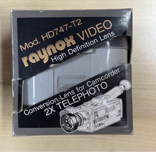 Teleconvertidor Raynox HD747-T2 2X para Videocámar