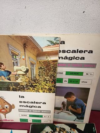 Cuadernos trabajos manuales La Escalera Mágica