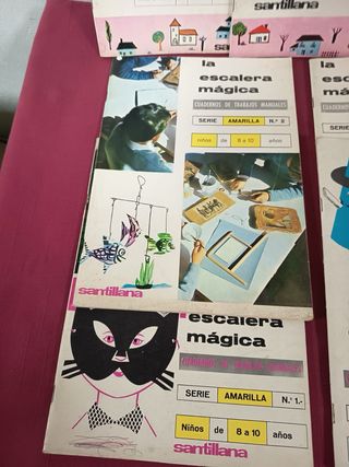 Cuadernos trabajos manuales La Escalera Mágica