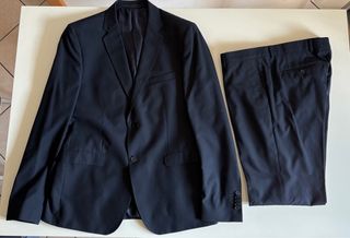 Completo vestito uomo blu
