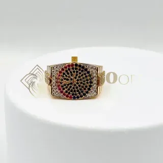 Anillo Sello Reloj 18K Oro