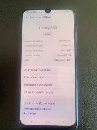 Samsung Galaxy A50 SM-A505G senza cavo