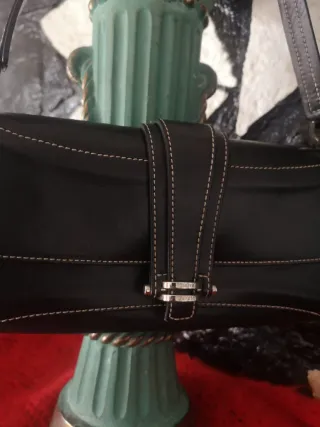 Bolso Pierre Cardin Piel Negro