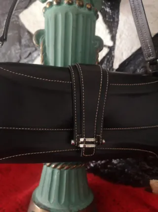 Bolso Pierre Cardin Piel Negro