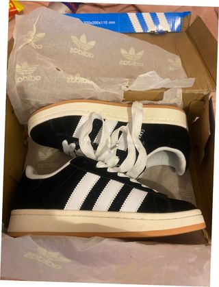 Adidas Campus Talla 37 Negro Blanco