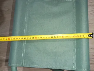 Taburete plegable camping verde