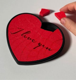 Puzzle Corazón I Love You