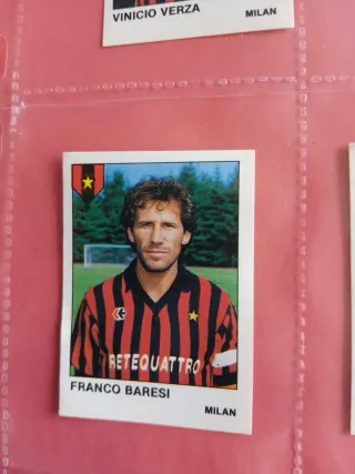 Set 8 figurine Milan calcio flash 85
