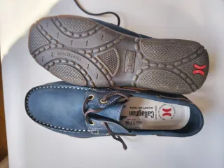 Náuticos Callaghan Azul Cordones Talla 41